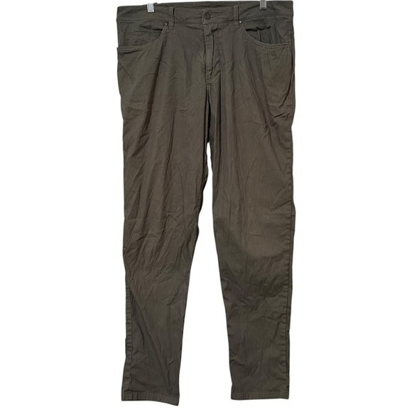 lululemon athletica Other - lululemon Khaki Green ABC VersaTwill Stretch Cotton‎ Chino Pants Mens 34 x 32